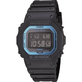 Casio Funk, Solar Armbanduhr GW-B5600-2ER (L x B x H) 13.4 x 42.8 x 48.9 mm Schwarz, Blau Gehäusematerial=Harz Material