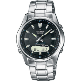 Casio Herrenuhr "Radio controlled“ LCW-M100DSE-1AER, silber