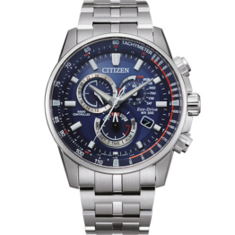 Citizen Herren Funk Chronograph Eco-Drive "CB5880-54L", silber