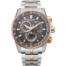 Citizen Herren Funk Chronograph Eco-Drive "CB5886-58H", silber