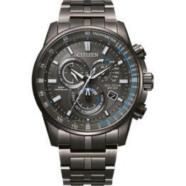 Citizen Herren Funk Chronograph Eco-Drive "CB5887-55H", schwarz